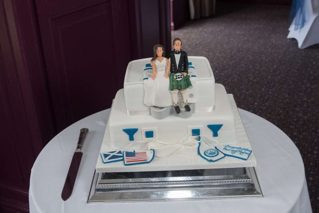 Elegant wedding cake 5