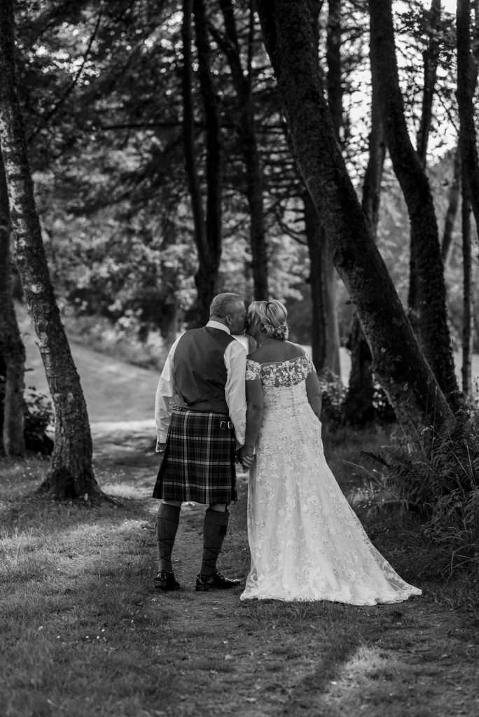 A wedding walk through the woods 3