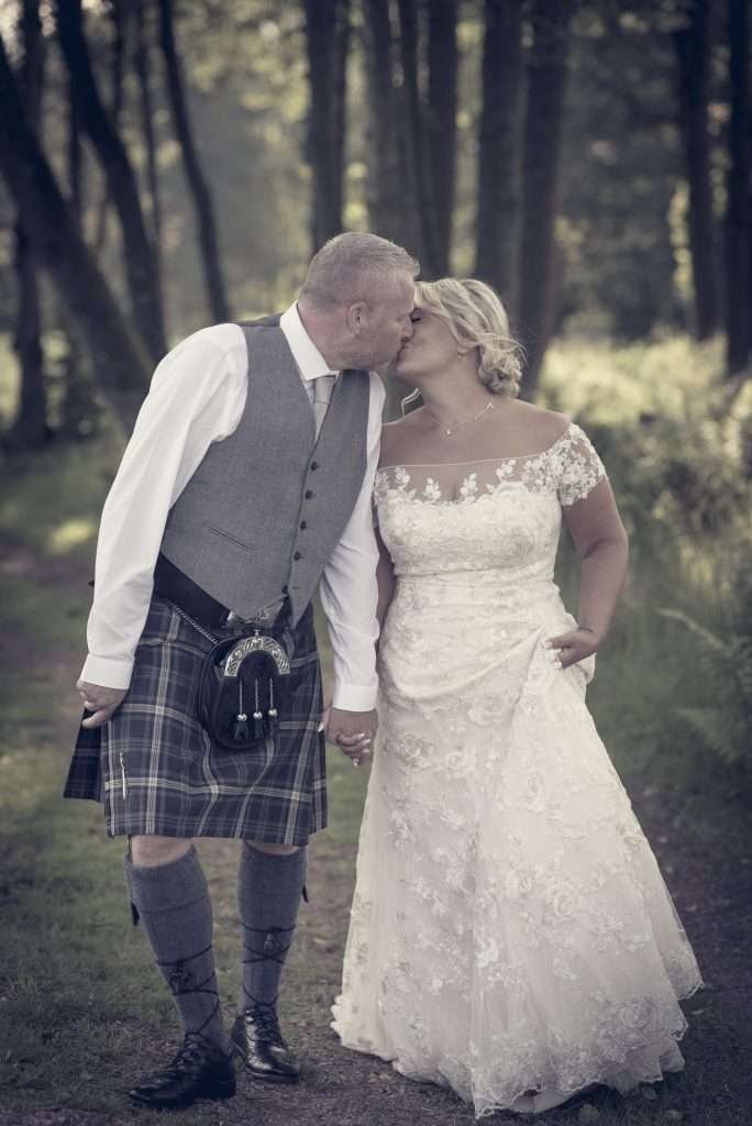 A wedding walk through the woods 1