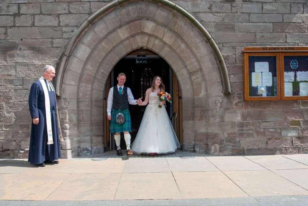 Amanda & Jonathan at St Johns Kirk then Fingask Farm 2