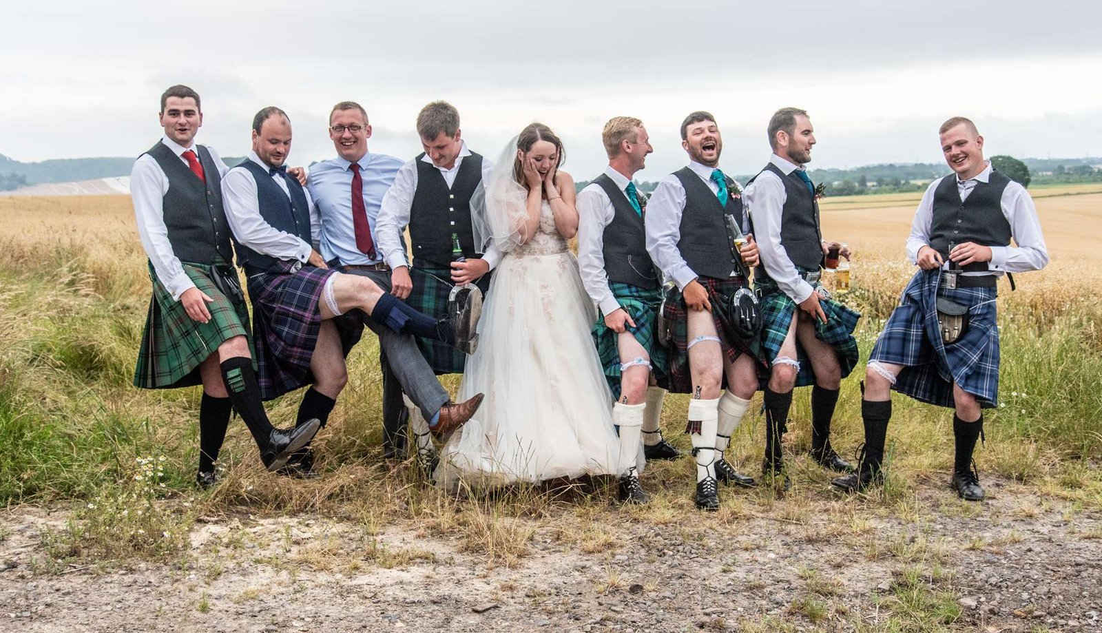 Amanda & Jonathan at St Johns Kirk then Fingask Farm 1