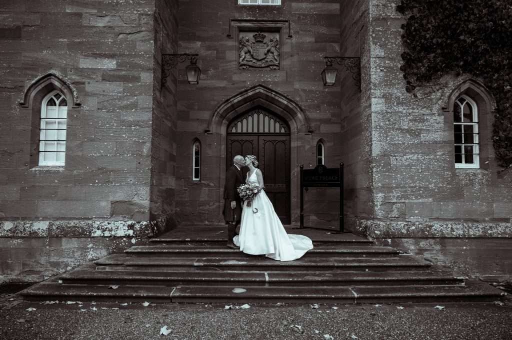 Wedding photography at Scone Palace