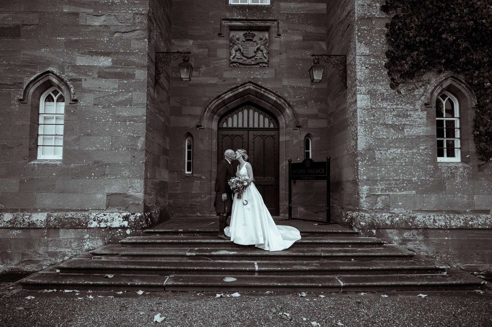 Wedding photography at Scone Palace