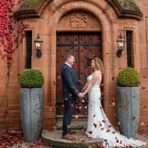 Darren and Laura at Fonab Castle 5