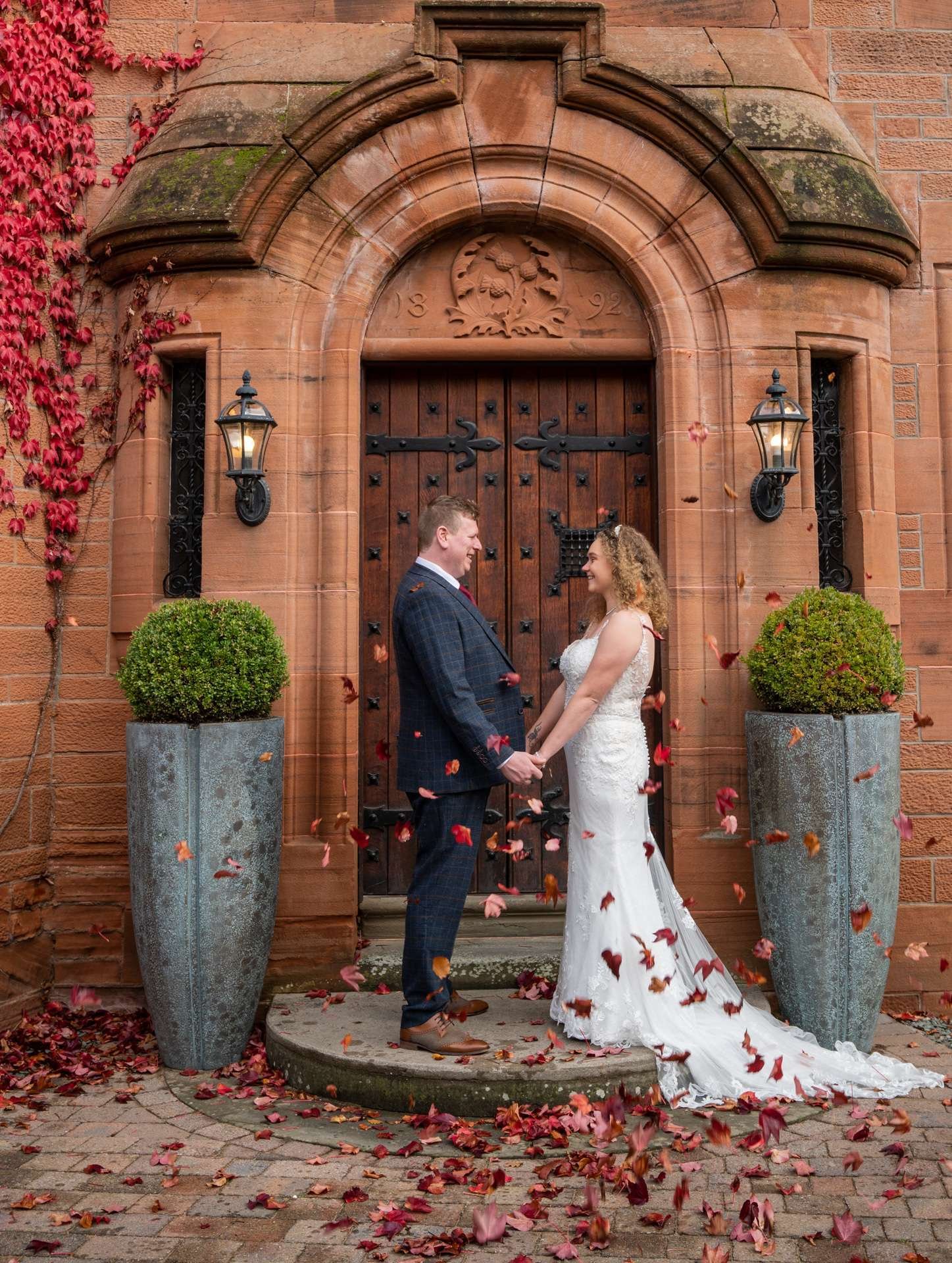 Darren and Laura at Fonab Castle 1