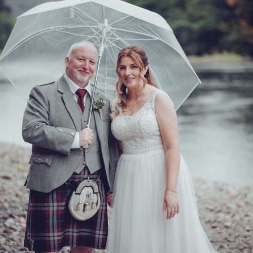 Graeme and Sharon at Dunkeld House Hotel