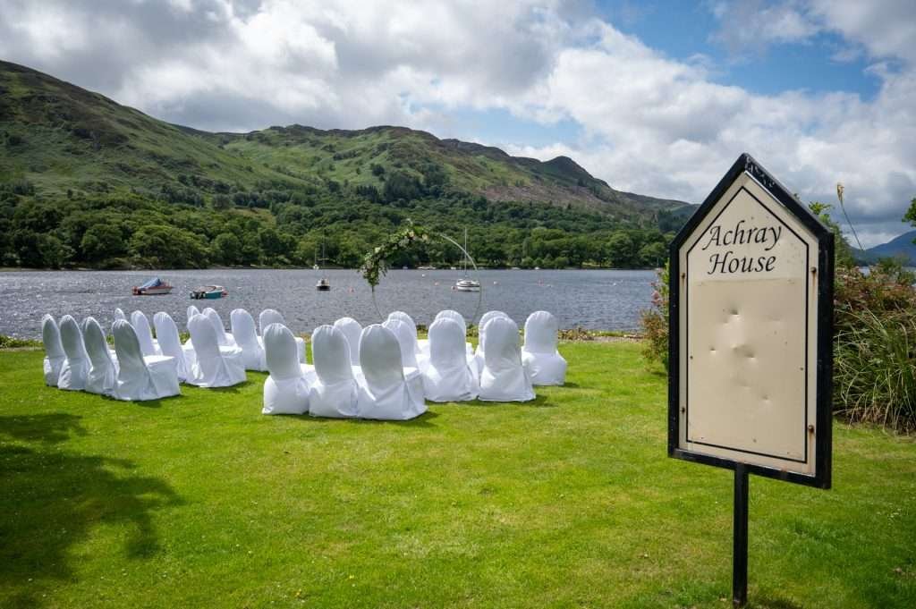 Loch wedding venue in Scotland