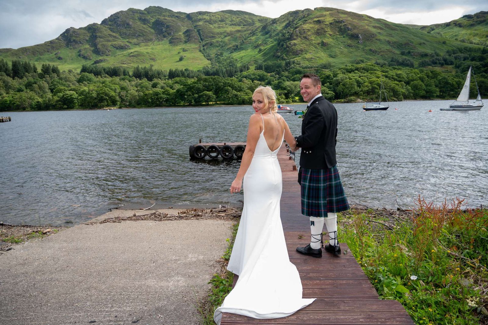 Loch wedding venue in Scotland