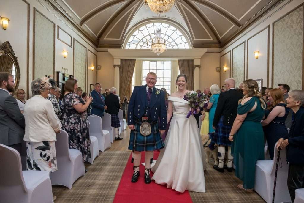 Denise and John get married, Salutation Hotel Perth 1