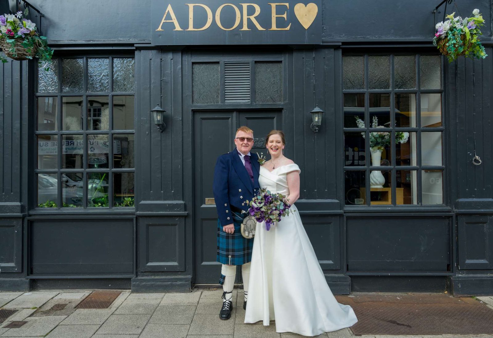 Denise and John get married, Salutation Hotel Perth
