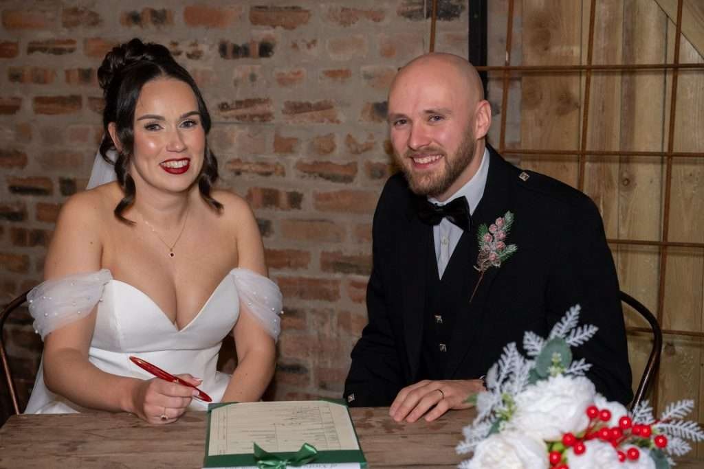 Kirsty & Robin’s Countryside Christmas Barn Wedding 2