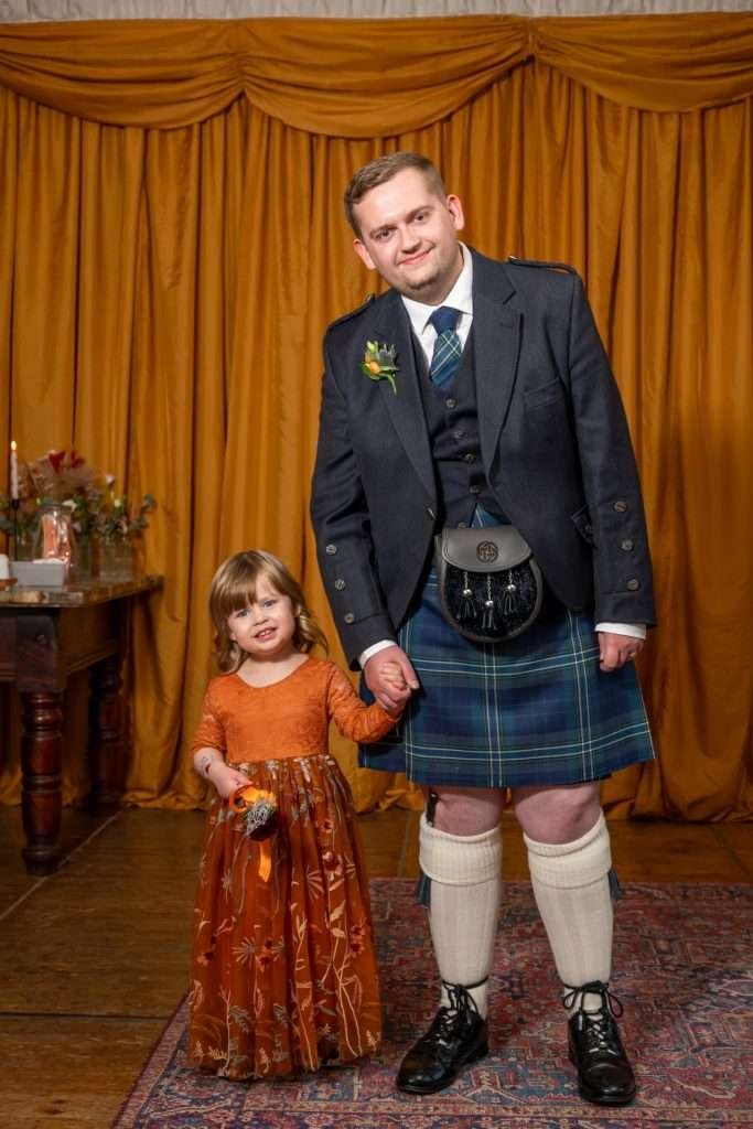 Leanne and Arron get married at Fingask Castle 6