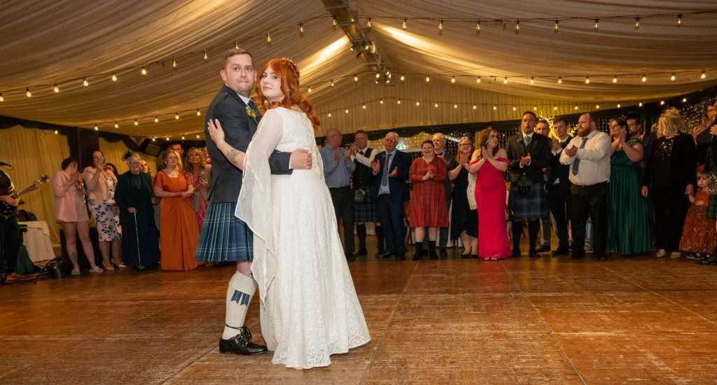 Leanne and Arron get married at Fingask Castle 8