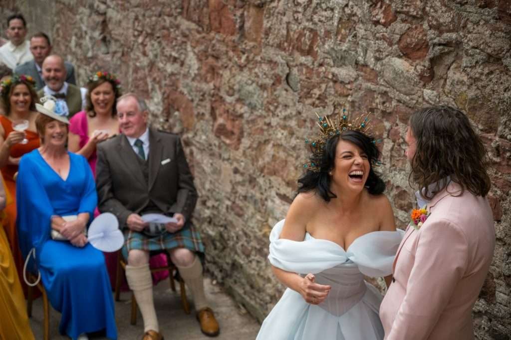 Peter and Stacey at their country house, Laurencekirk 5