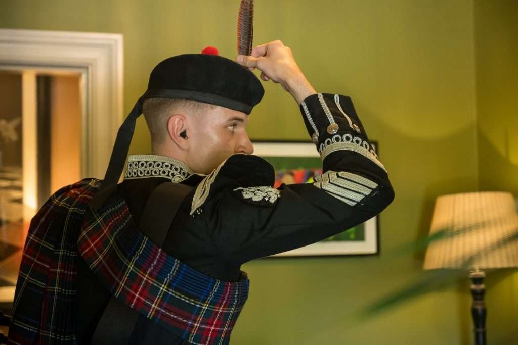 Simon and Carol an elopement at Cromlix Hotel 2