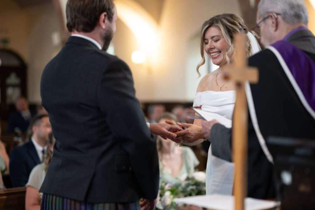 Blairgowrie Parish Church wedding