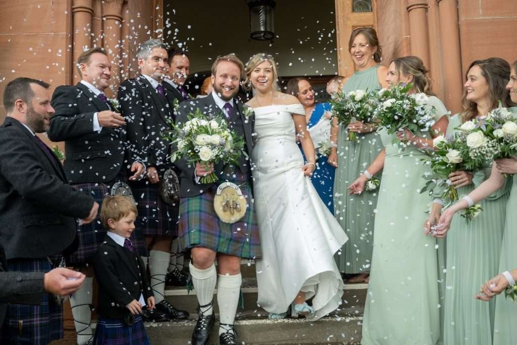 Blairgowrie Parish Church wedding